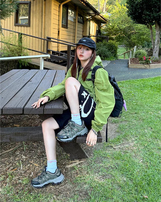 Oversized windbreaker