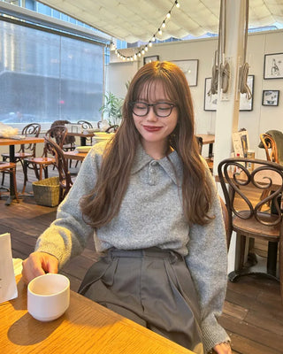 Color Button Knit