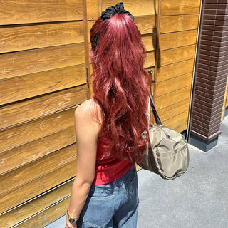 Lace hair scrunchie