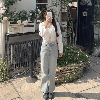 Sheer open cropped cardigan