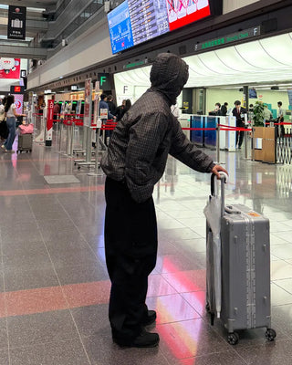 Fleece-lined corduroy cargo pants