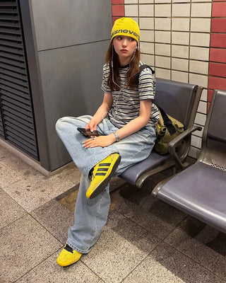Multi-border ringer T-shirt