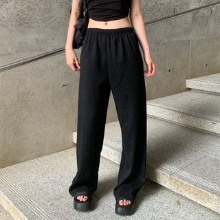 Wrinkle Straight Pants