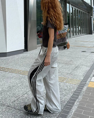 Side Round Point Windbreaker Pants