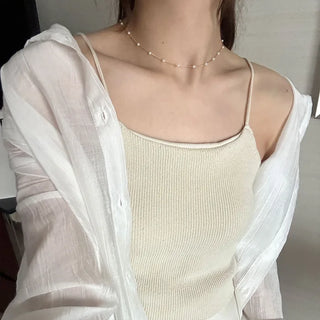 Pearl point necklace