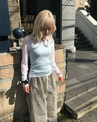 Tencel Basic Long Sleeve T-Shirt