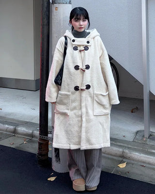 Duffle Boa Long Coat