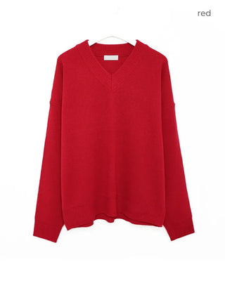 Basic V-neck knit
