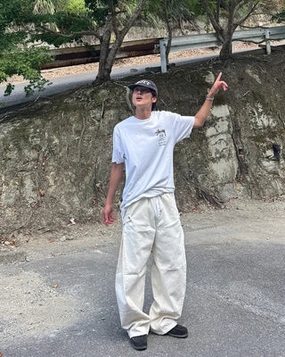 Wide Snap Sweatpants