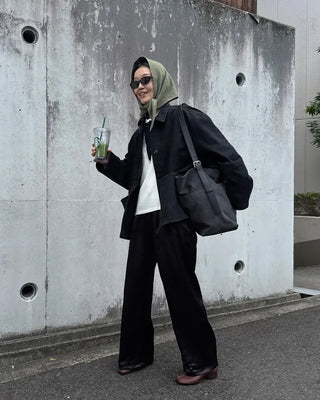 Washed pocket work jacket