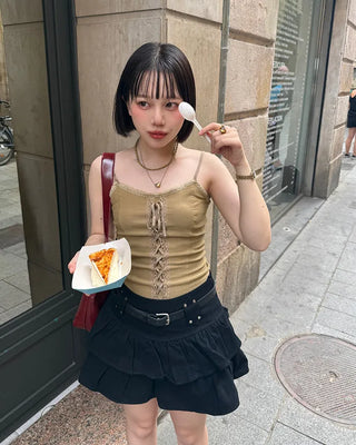 Eyelet Ribbon Camisole