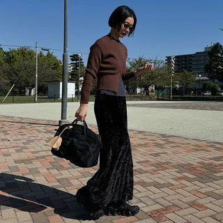 Half-zip knit