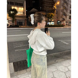 Cropped hoodie