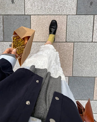 Leather design loafers