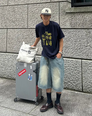 Vintage Wash Bermuda Denim