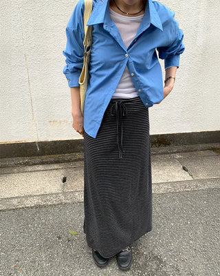 Oversized collared shirt