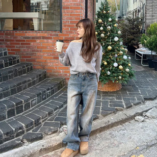 Asymmetrical Turtleneck Knit