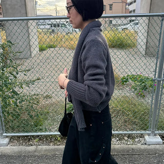 Scarf cardigan