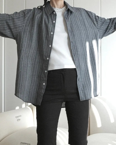Seersucker overshirt