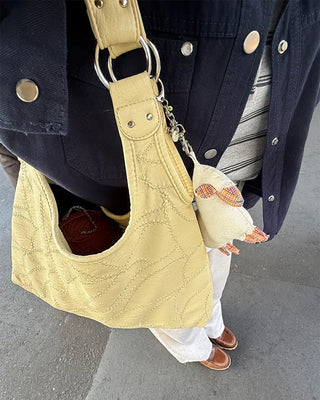 Quilted shoulder bag