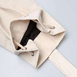 Canvas pocket sling bag