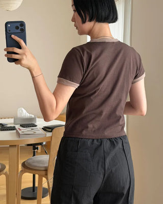 Color Layered Ringer T-Shirt