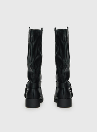 Wrecked Western Boots Black