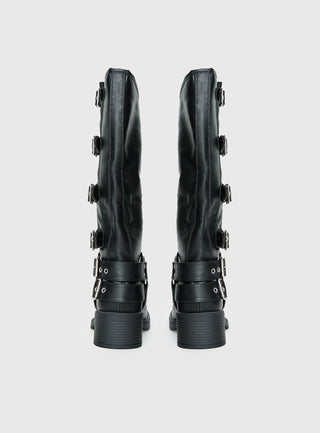 Buckle Down Boots Black