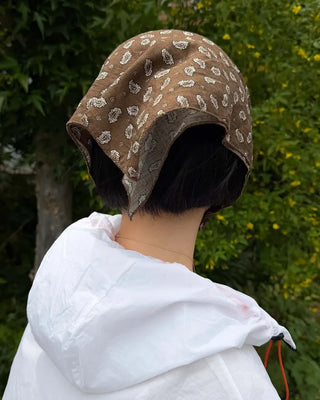Patterned print scarf
