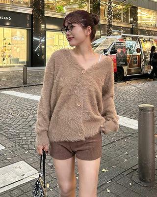 Oversized Fur Cardigan