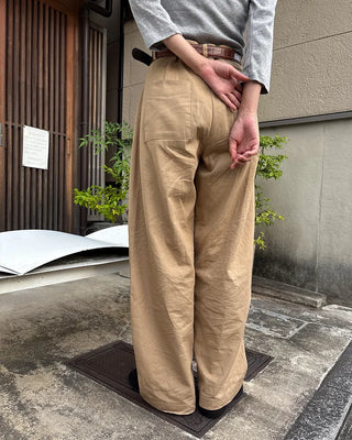 Barrel Cotton Pants