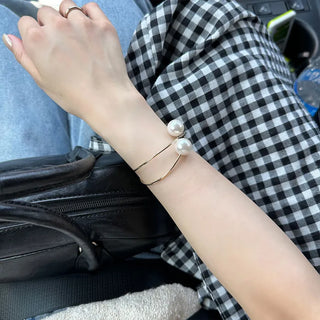 Double pearl bracelet