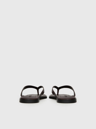 Alara Flat Thong Sandals Brown