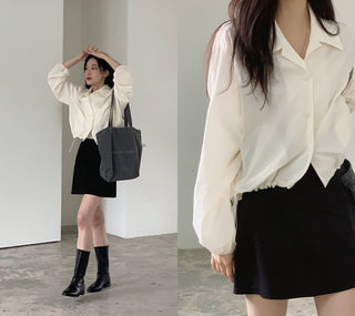 Detail Cotton Skirt - 4 sizes