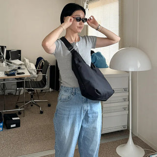 Shirring shoulder bag