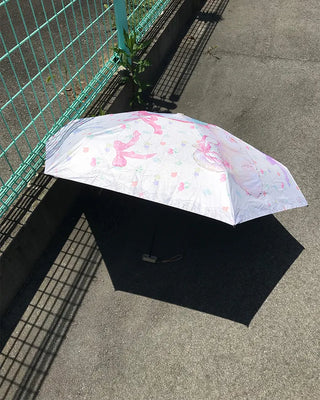 Lightweight parasol with cat print