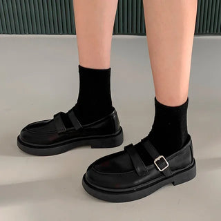 (3cm/6cm) Strap Loafers