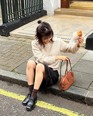 Suede Square Bag