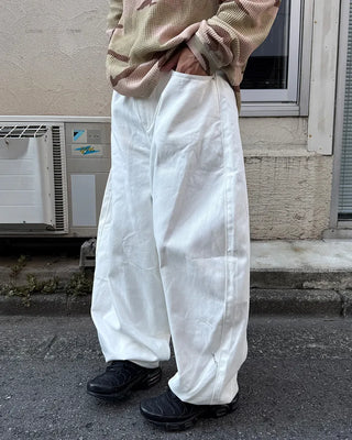 Balloon cotton pants