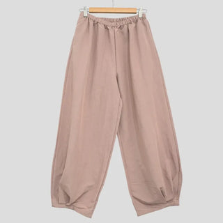 Balloon waist elastic pants