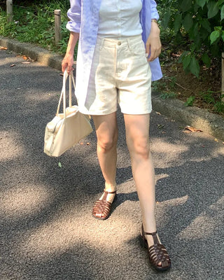 Basic cotton shorts