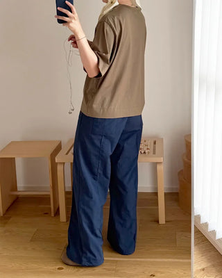 Mercerized Overfit Short-Sleeve T-Shirt