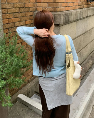 Pocket knit cardigan