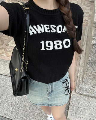 1980 Half-Sleeve Knit