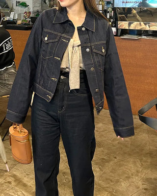 Standard cropped denim jacket