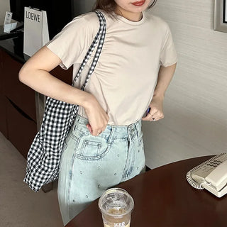 Basic round neck T-shirt