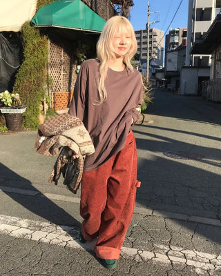 Basic long-sleeve T-shirt