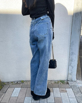 Vintage wide-fit denim pants