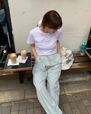 Flower Round Neck Half Sleeve T-Shirt