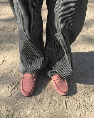 Suede loafers